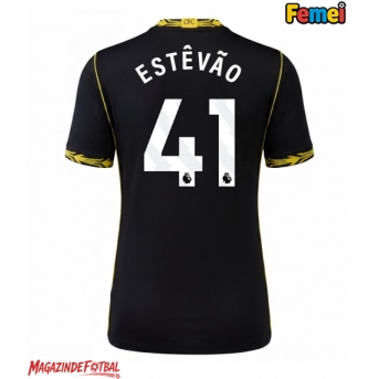 Chelsea Estevao Willian #41 Tricou Fotbal Replică 2026-27 Femei Deplasare